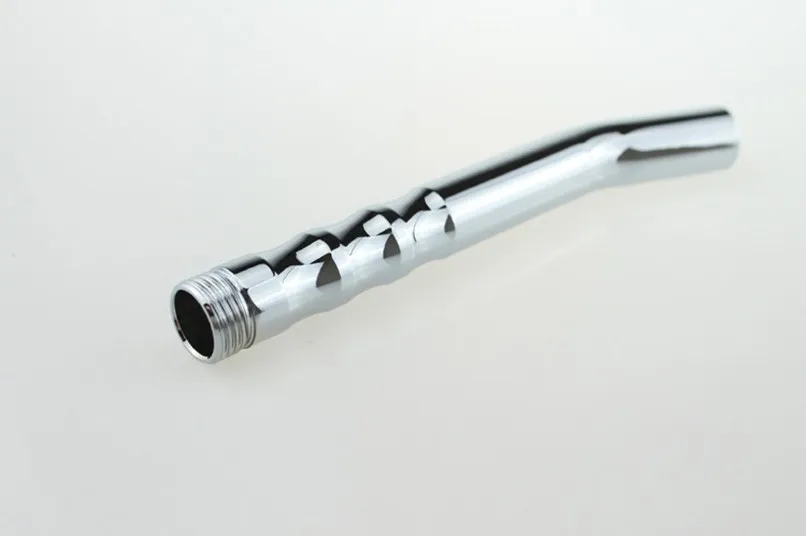 Bent Metal Anal Plug Sex Toys Douche Erotic Anal Enemator With 3 Style Shower Heads Masturbation Vagina Anal Cleaning Butt Plug
