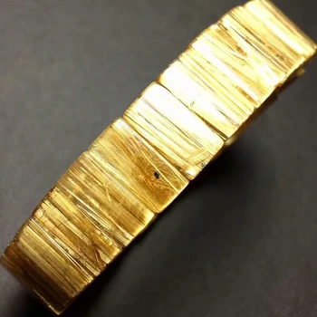 Natural Golden Rutilated Quartz Rectangle Crystal Beads Stretch Bracelet Bangle Drop Shipping AAAAAAA
Natural Golden Rutilated Quartz Rectangle Crystal Beads Stretch Bracelet Bangle Drop Shipping AAAAAAA