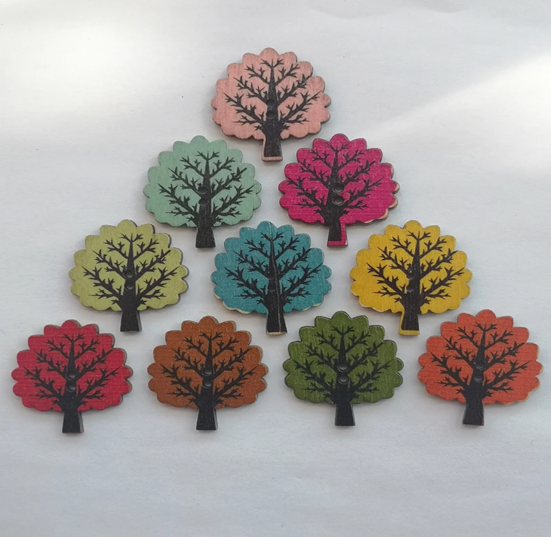 50pc color tree decorative button 2 holes DIY handicraft sewing decorative button retro Log button accessories button 32mm*25mm
50pc color tree decorative button 2 holes DIY handicraft sewing decorative button retro Log button accessories button 32mm*25mm