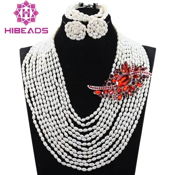 Beautiful Wedding white Pearl Necklace Jewelry Set Natural Freshwater Rice Pearl for Women Party Stud Earrings Set QW1117
Beautiful Wedding white Pearl Necklace Jewelry Set Natural Freshwater Rice Pearl for Women Party Stud Earrings Set QW1117