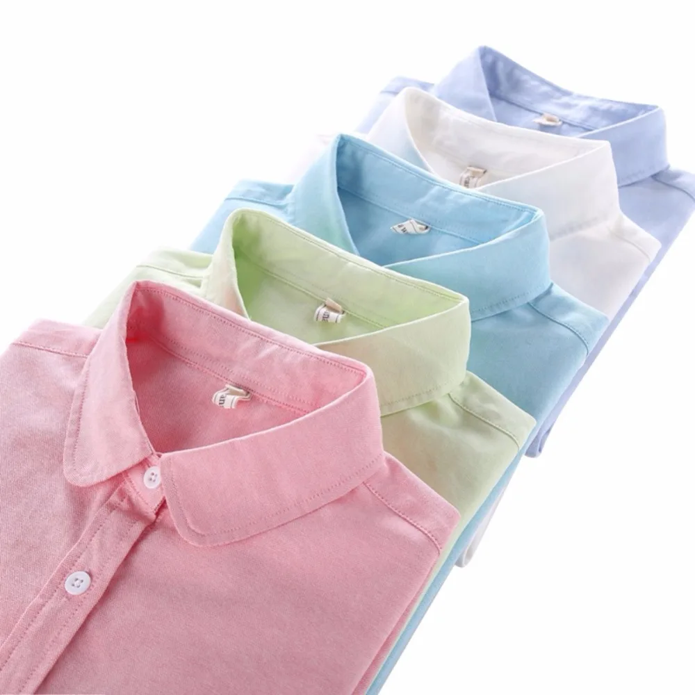 Women Blouse 2017 New Casual Long Sleeved Cotton Oxford White Shirt Woman Office Shirts slim Stand collar Single breasted
Women Blouse 2017 New Casual Long Sleeved Cotton Oxford White Shirt Woman Office Shirts slim Stand collar Single breasted