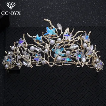 CC tiaras and crowns hairband vintage baroque style crystal leaf forest wedding hair accessories for bridal party jewelry HG066
CC tiaras and crowns hairband vintage baroque style crystal leaf forest wedding hair accessories for bridal party jewelry HG066