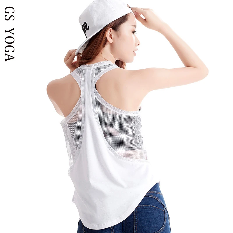 2017 New Summer Women Yoga Shirts Sleeveless Sport Running Vest Dry Quick Mesh Tank Tops for Gym Fitness Shirt Top G-398
2017 New Summer Women Yoga Shirts Sleeveless Sport Running Vest Dry Quick Mesh Tank Tops for Gym Fitness Shirt Top G-398