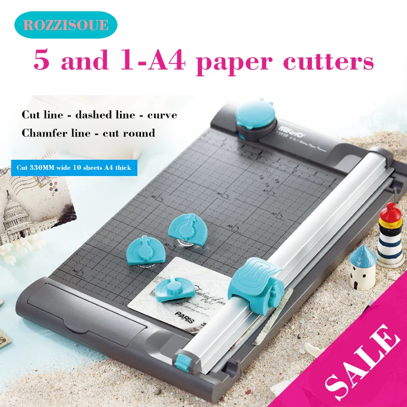 Multifunction Precision Paper Photo Trimmers Wave Cutter Scrapbook Trimmer Lightweight Cutting Mat Machine Office Paper Trimmer
Multifunction Precision Paper Photo Trimmers Wave Cutter Scrapbook Trimmer Lightweight Cutting Mat Machine Office Paper Trimmer