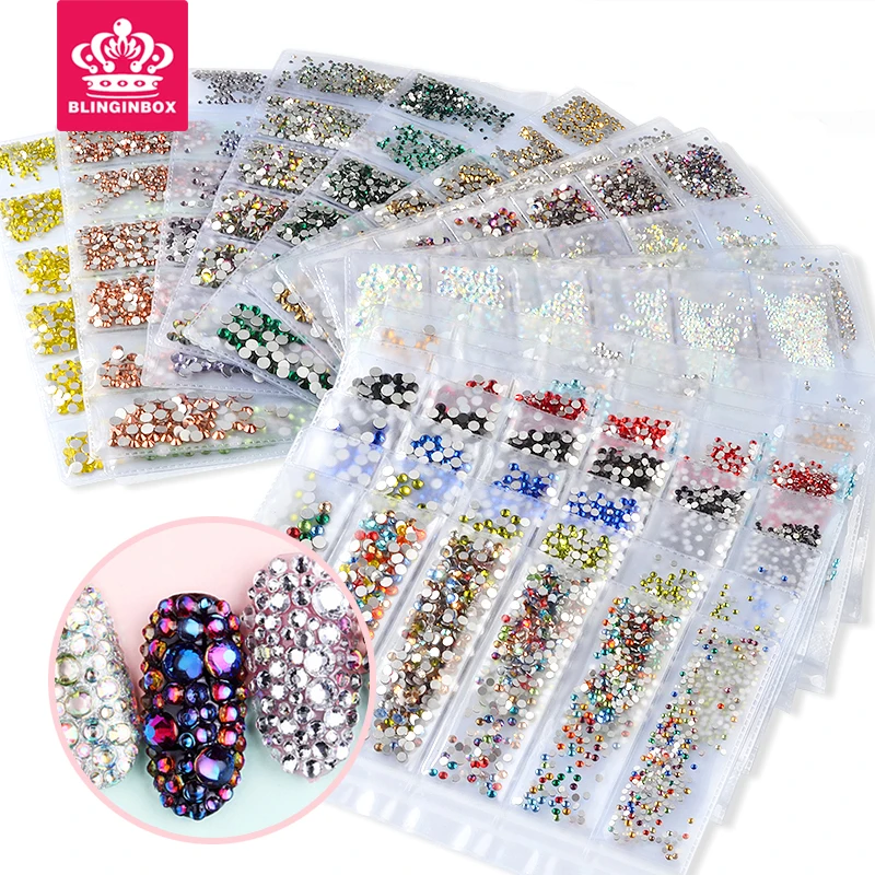 1 Pack Flatback Glass Nail Rhinestones Mixed Sizes SS4-SS12 Nail Art Decoration Stones Shiny Gems Manicure 40 Colors E7042
1 Pack Flatback Glass Nail Rhinestones Mixed Sizes SS4-SS12 Nail Art Decoration Stones Shiny Gems Manicure 40 Colors E7042