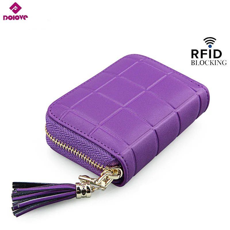 DOLOVE Brand Fashion Tassel Card Bag Leather Credit card holder women's card tassel RFID Cardholder through 15 Card slot D7389
DOLOVE Brand Fashion Tassel Card Bag Leather Credit card holder women's card tassel RFID Cardholder through 15 Card slot D7389