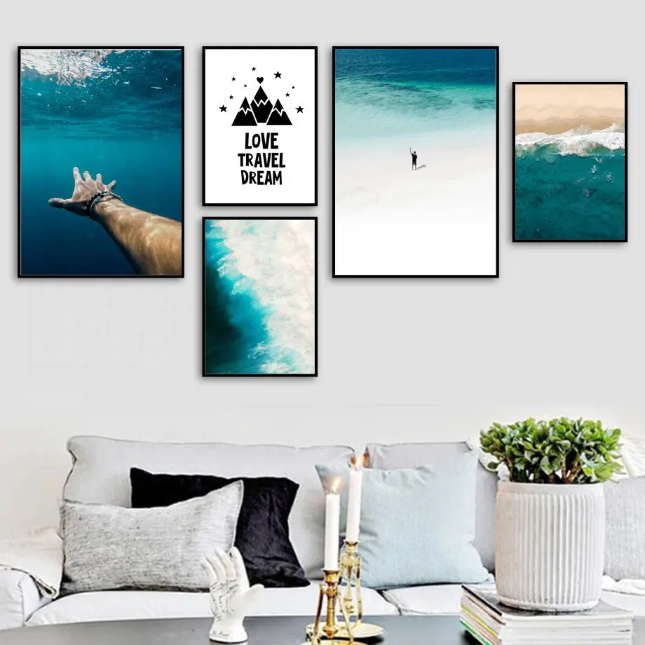 Blue Sea Beach Landscape Dream Quote Wall Art Canvas Painting Nordic Posters And Prints Wall Pictures For Living Room Home Decor
Blue Sea Beach Landscape Dream Quote Wall Art Canvas Painting Nordic Posters And Prints Wall Pictures For Living Room Home Decor
