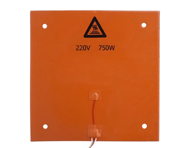 Silicone Heater Pad 310x310mm / 400x400mm / 508x508mm 110V/220V 750W for 3D printer accessories CR-10 CR-10 S4 S5 hot bed
Silicone Heater Pad 310x310mm / 400x400mm / 508x508mm 110V/220V 750W for 3D printer accessories CR-10 CR-10 S4 S5 hot bed