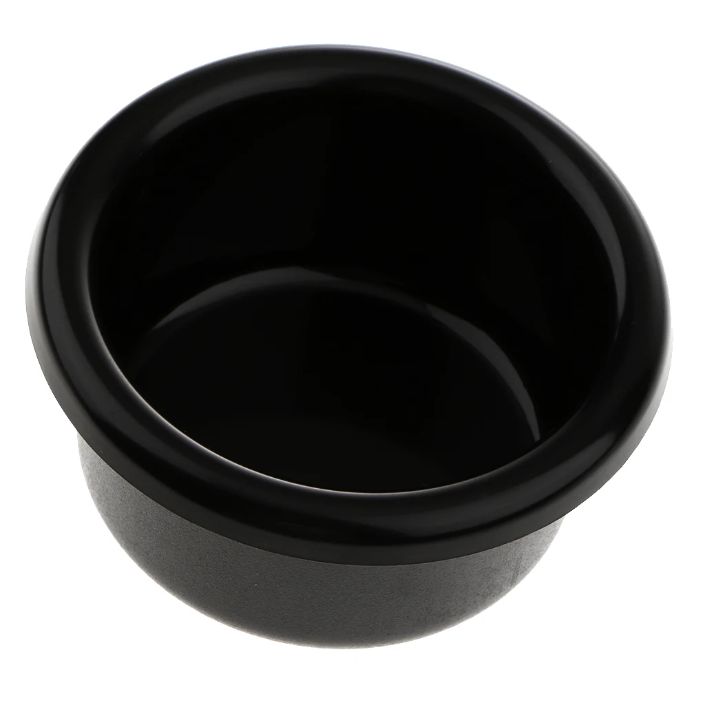 Universal Black Plastic Cup Drink Can Holder 90mm Dia for Boat Marine RV