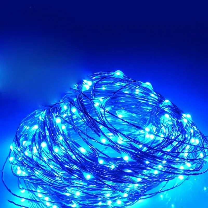 Solar powered 10M/33FT 100LED starry Copper Wire String Fairy Light moon vine lamp Xmas Christmas Wedding party home Decor-BLUE
Solar powered 10M/33FT 100LED starry Copper Wire String Fairy Light moon vine lamp Xmas Christmas Wedding party home Decor-BLUE