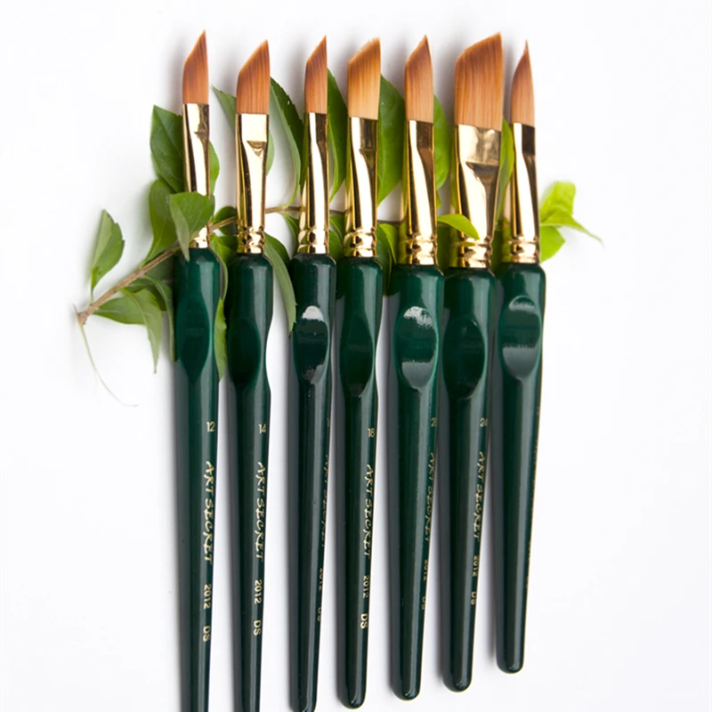 2012DS high quality Korea importing synthetic hair brass ferrule wooden handle liner acrylic watercolor art brush
2012DS high quality Korea importing synthetic hair brass ferrule wooden handle liner acrylic watercolor art brush