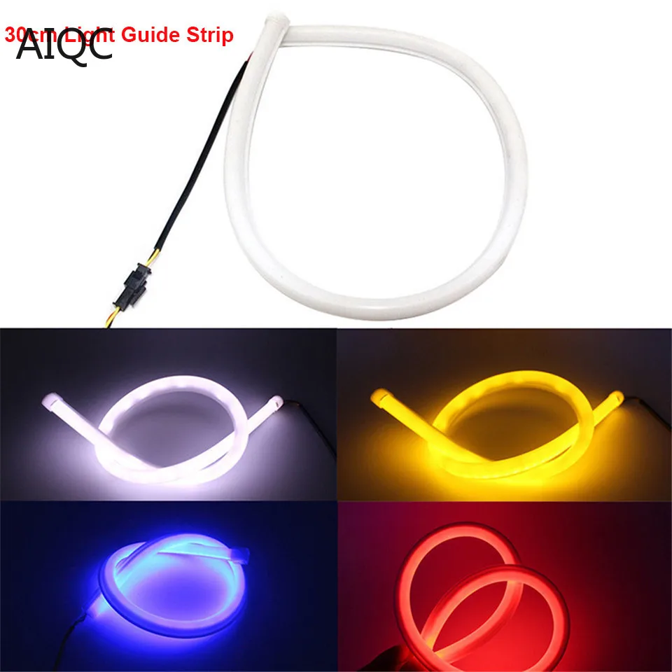 2Pcs 30/45/60cm Waterproof Flexible Car Led DRL Daytime Running Light Flow Runs Headlight LED Strip Brake Turn Signal Lights
2Pcs 30/45/60cm Waterproof Flexible Car Led DRL Daytime Running Light Flow Runs Headlight LED Strip Brake Turn Signal Lights