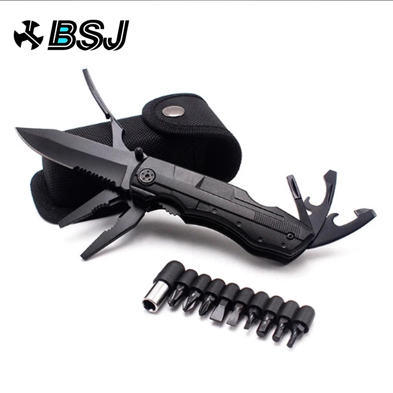 Pliers Multitool Folding Pocket EDC Camping Outdoor Survival hunting Screwdriver Kit Bits Knife Bottle Opener Hand Tools
Pliers Multitool Folding Pocket EDC Camping Outdoor Survival hunting Screwdriver Kit Bits Knife Bottle Opener Hand Tools