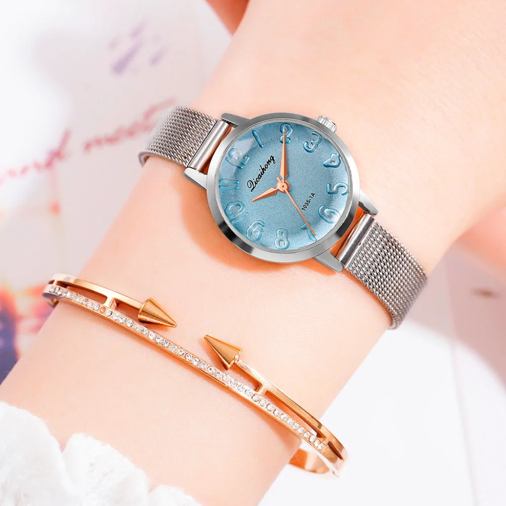 New Arrival 2019 Women Watch Exquisite small dial Steel Ladies Simple Pseudo Brick Stone Scale Silver Mesh Quartz Wristwatch 40Q
New Arrival 2019 Women Watch Exquisite small dial Steel Ladies Simple Pseudo Brick Stone Scale Silver Mesh Quartz Wristwatch 40Q