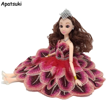 Red Peacock Feather Dancing Costume Sexy Short Dress For Barbie Doll Dresses 1/6 Fashion Clothes For 1/6 BJD Dolls Kids Toy
Red Peacock Feather Dancing Costume Sexy Short Dress For Barbie Doll Dresses 1/6 Fashion Clothes For 1/6 BJD Dolls Kids Toy