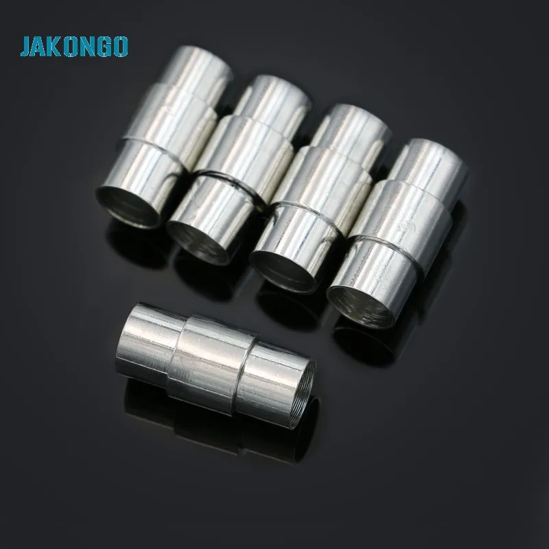 JAKONGO 5pcs Magnetic Claps for Making Leather Cord Bracelet DIY Handmade Necklace Connector Buckle
JAKONGO 5pcs Magnetic Claps for Making Leather Cord Bracelet DIY Handmade Necklace Connector Buckle