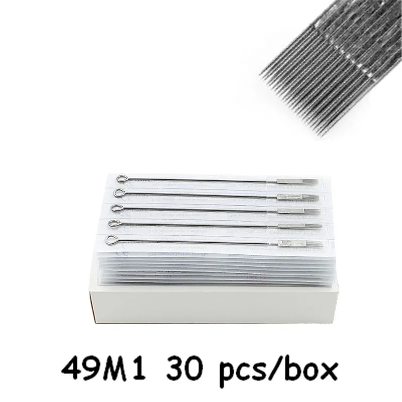 49M1 Disppsable Sterilized Tattoo Needles Single Stack Magnum Tattoo Needles Stainless Steel tattoo tip tattoo grip 30 pcs/box
49M1 Disppsable Sterilized Tattoo Needles Single Stack Magnum Tattoo Needles Stainless Steel tattoo tip tattoo grip 30 pcs/box