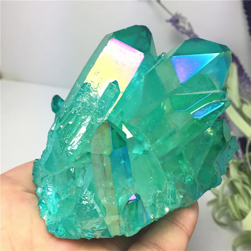 Aura Quartz Crystal Cluster Angel Aura Natural Quartz Crystal Specimen Minerals Reiki Healing Chakra
Aura Quartz Crystal Cluster Angel Aura Natural Quartz Crystal Specimen Minerals Reiki Healing Chakra