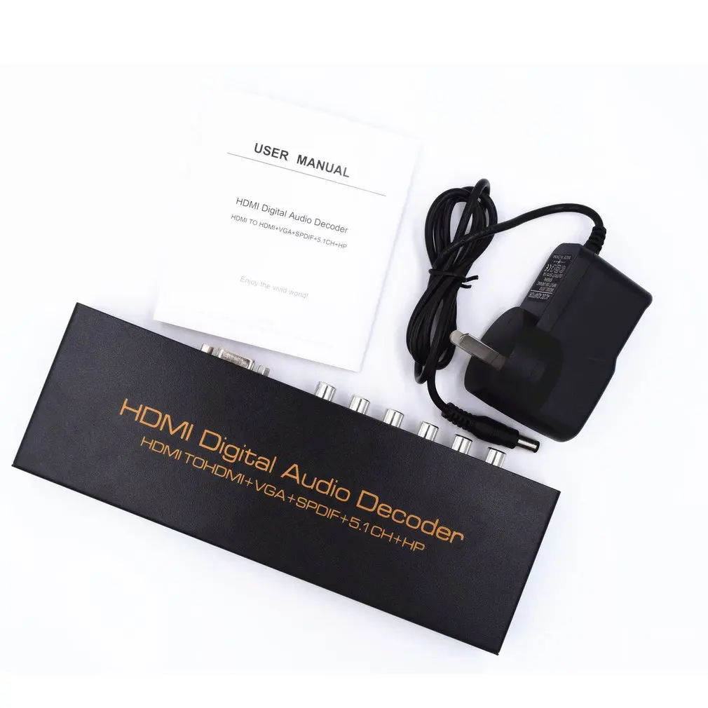 1080P HDMI TO HDMI VGA SPDIF 5.1CH RCA Digital Multi-channel Audio Decoders HDMI Digital Audio Decoder HDMI+VGA+Spdif
1080P HDMI TO HDMI VGA SPDIF 5.1CH RCA Digital Multi-channel Audio Decoders HDMI Digital Audio Decoder HDMI+VGA+Spdif