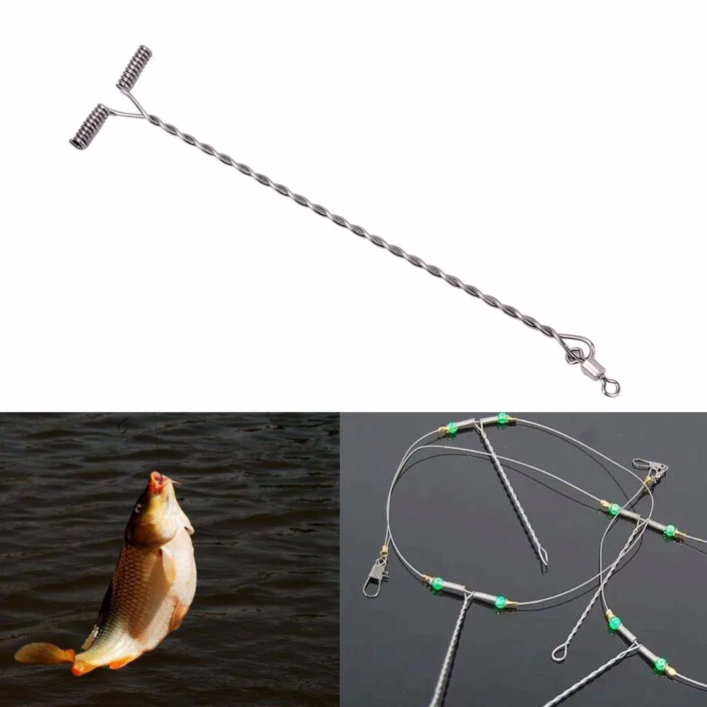 Wire Arms T Shape Fish Rig Branch Balance T-shape Twisted String Hook Fishing Tackle Accessories
Wire Arms T Shape Fish Rig Branch Balance T-shape Twisted String Hook Fishing Tackle Accessories