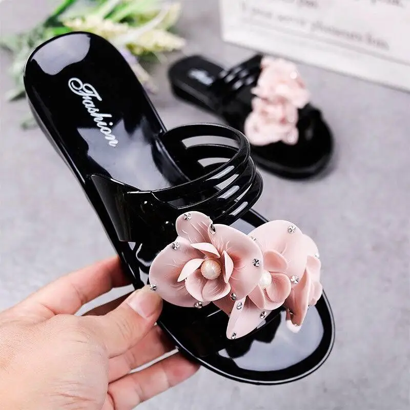 New Casual Women Sandals Metal Floral jelly shoes Spilt Toe Flip Flops Sandals quick dry beach beautiful cute Slippers Shoes
New Casual Women Sandals Metal Floral jelly shoes Spilt Toe Flip Flops Sandals quick dry beach beautiful cute Slippers Shoes
