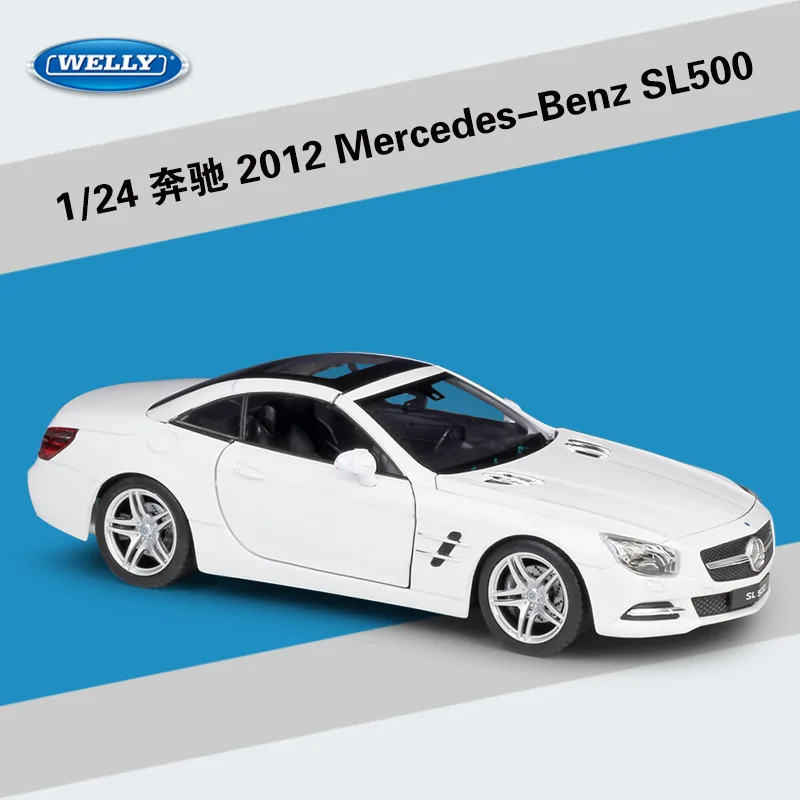 WELLY Diecast 1:24 High Simulation Classical Car 2012 Benz SL500 Metal Alloy Model Car Toys For Children Gift Toy Car Collection
WELLY Diecast 1:24 High Simulation Classical Car 2012 Benz SL500 Metal Alloy Model Car Toys For Children Gift Toy Car Collection