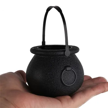 12Pcs Halloween Decor Mini Candy Kettles Plastic Holder Pot with Handle Hanging Witch Cauldron Saint Patrick's Day Party Props
12Pcs Halloween Decor Mini Candy Kettles Plastic Holder Pot with Handle Hanging Witch Cauldron Saint Patrick's Day Party Props