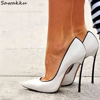 Kardashian Candy Color Suede or Patent Leather Pumps Metal High Heels Pumps Sexy Pointed Toe Wedding Party Shoes Woman Size 43
Kardashian Candy Color Suede or Patent Leather Pumps Metal High Heels Pumps Sexy Pointed Toe Wedding Party Shoes Woman Size 43
