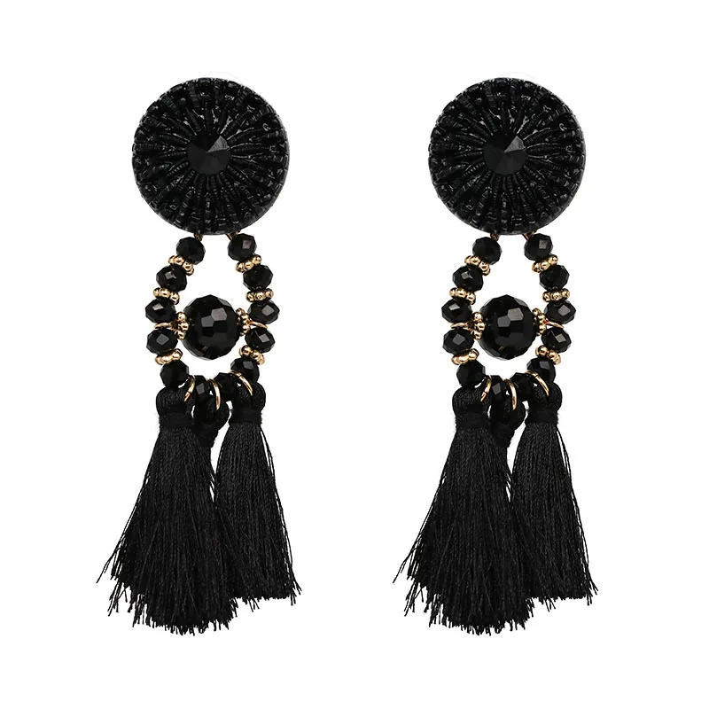 FASHIONSNOOPS 2017 New 9 Colors Ethnic Drop Earrings For Women Long Tassel Dangle Earrings Classic Trendy Brincos Wholesale
FASHIONSNOOPS 2017 New 9 Colors Ethnic Drop Earrings For Women Long Tassel Dangle Earrings Classic Trendy Brincos Wholesale