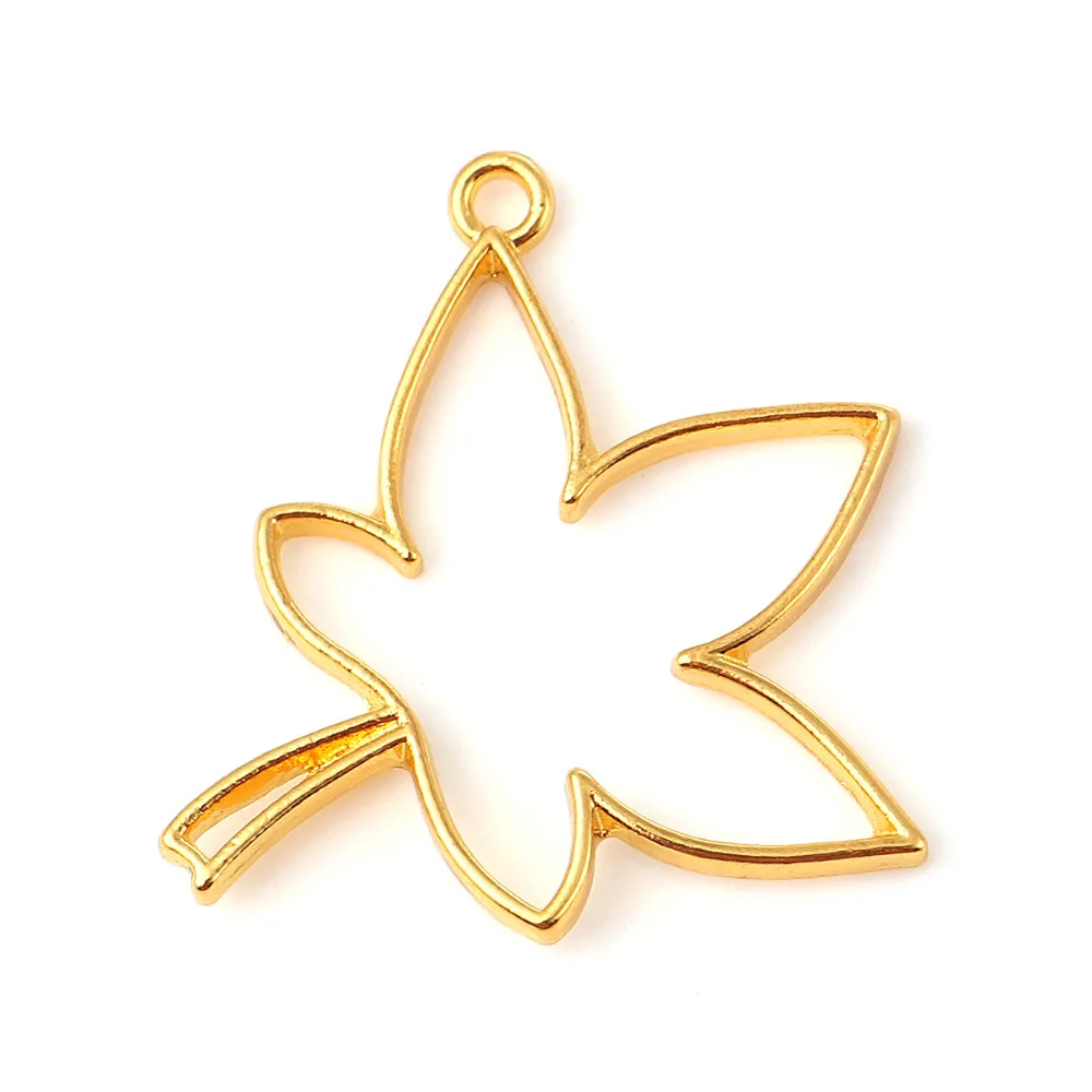 Doreen Box Zinc Based Alloy Open Back Bezel Pendants For Resin Gold /Silver Color Maple Leaf 41mm(1 5/8") x 39mm(1 4/8"), 5 PCs
Doreen Box Zinc Based Alloy Open Back Bezel Pendants For Resin Gold /Silver Color Maple Leaf 41mm(1 5/8") x 39mm(1 4/8"), 5 PCs