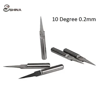 New Arrival 10Pcs 3.175mm Tungsten Steel V Shape Carbide PCB Engraving Bits CNC Router Tool 10 Degree 0.2mm Machine Accessories
New Arrival 10Pcs 3.175mm Tungsten Steel V Shape Carbide PCB Engraving Bits CNC Router Tool 10 Degree 0.2mm Machine Accessories