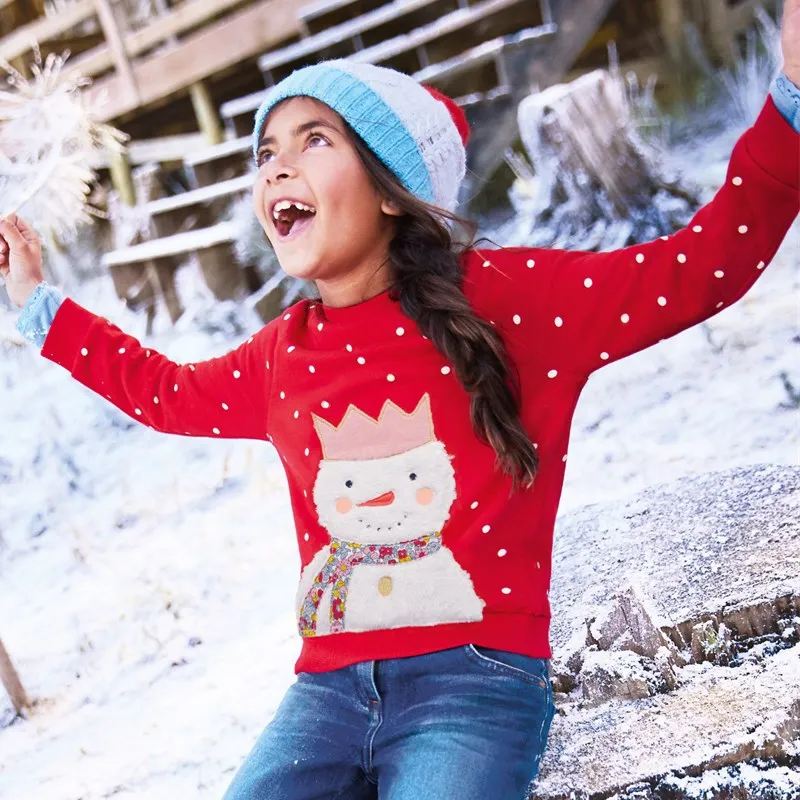 Girls T shirt Polka Dot Full Sleeve Baby Girls Tops Baby Children Winter Clothes Girls Cartoon Snowman Print Cotton T shirt
Girls T shirt Polka Dot Full Sleeve Baby Girls Tops Baby Children Winter Clothes Girls Cartoon Snowman Print Cotton T shirt