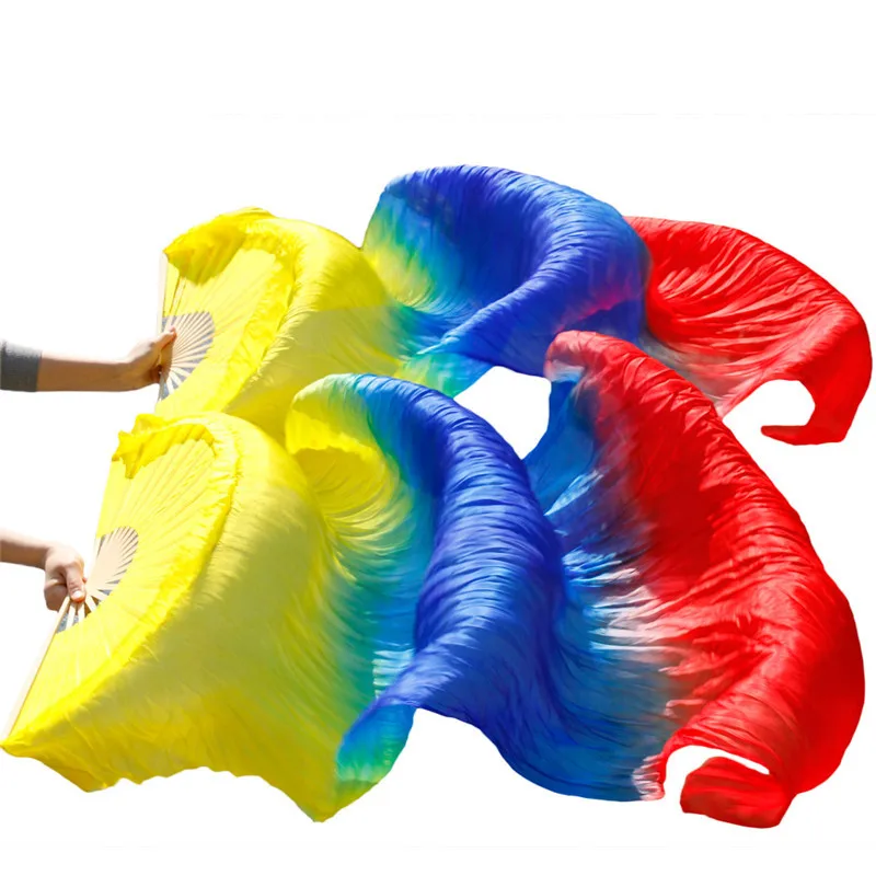 2018 female high quality Chinese silk veils dance fans Pair of belly dancing fans cheap hot sale yellow+royal blue +red
2018 female high quality Chinese silk veils dance fans Pair of belly dancing fans cheap hot sale yellow+royal blue +red