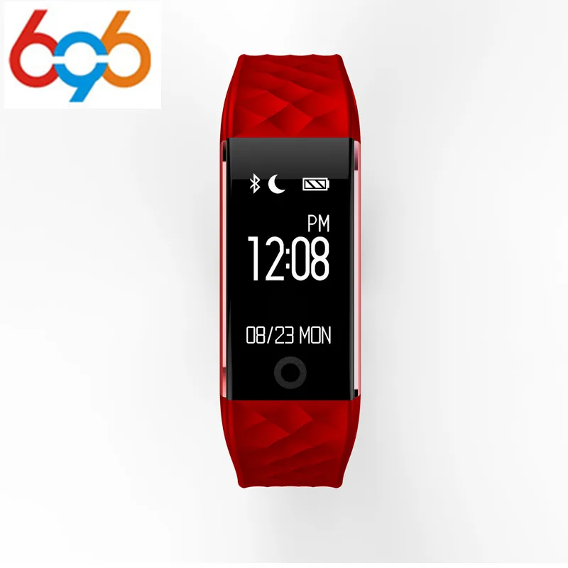 S2 Bluetooth Smart Band Wristband Heart Rate Monitor IP67 Waterproof Bracelet For Android IOS Phone | Электроника