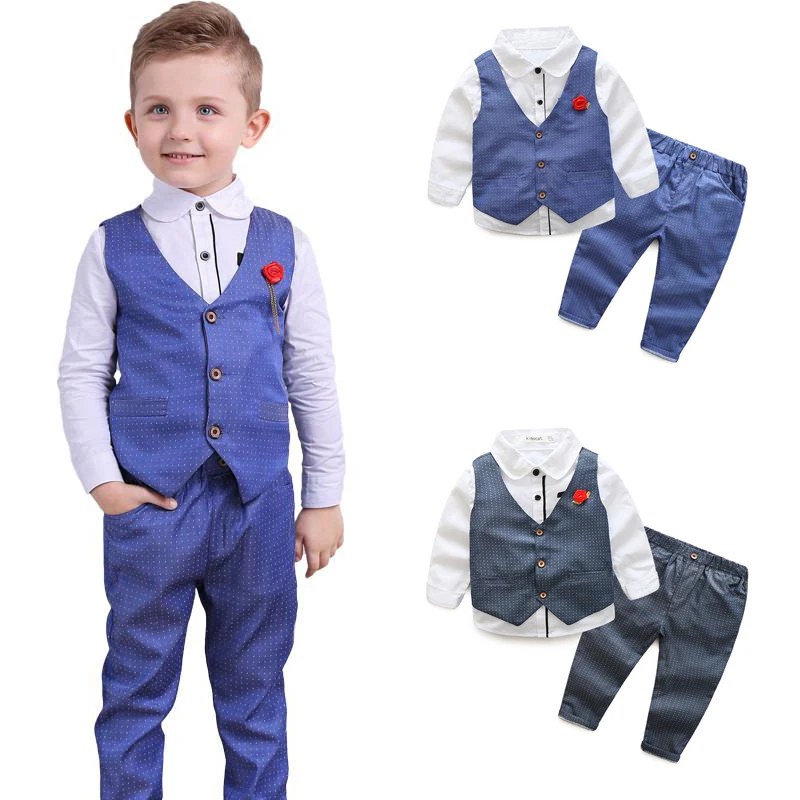 New Kids Blazer Baby Boys Suit Jackets 2019 Spring Cotton Shirt Coat Pants 3 Pcs Boy Suits Formal for Wedding Chlidren Clothing
New Kids Blazer Baby Boys Suit Jackets 2019 Spring Cotton Shirt Coat Pants 3 Pcs Boy Suits Formal for Wedding Chlidren Clothing