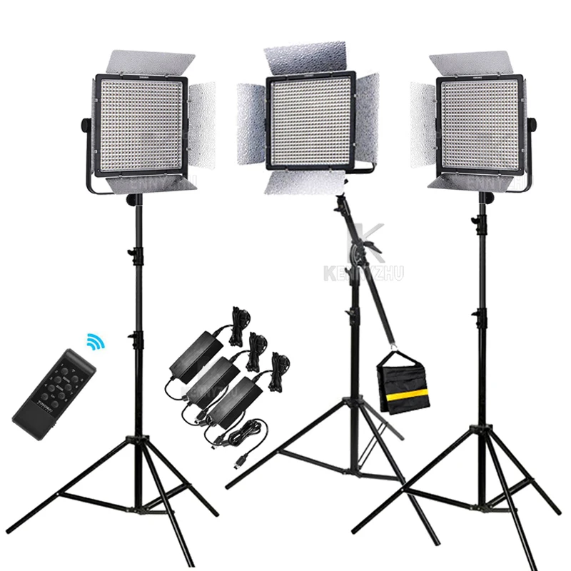 Yongnuo 3x YN900 II 54W LED Video Light Bi-color 3200-5500K/5500K White CRI95+ 2.8M Stand Bar Boom Photo Continuous Lighting Kit
Yongnuo 3x YN900 II 54W LED Video Light Bi-color 3200-5500K/5500K White CRI95+ 2.8M Stand Bar Boom Photo Continuous Lighting Kit