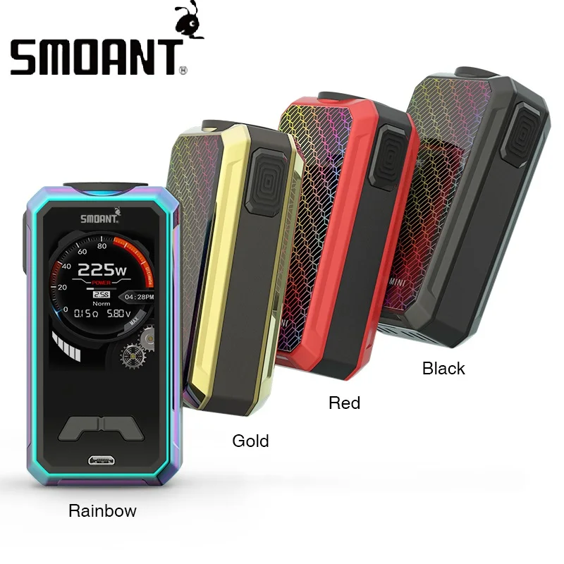 Original Smoant Charon Mini 225W TC Box MOD Max 225W Output No 18650 Battery Box Mod Vape Mod Vs Smoant Cylon / Smoant Naboo
Original Smoant Charon Mini 225W TC Box MOD Max 225W Output No 18650 Battery Box Mod Vape Mod Vs Smoant Cylon / Smoant Naboo