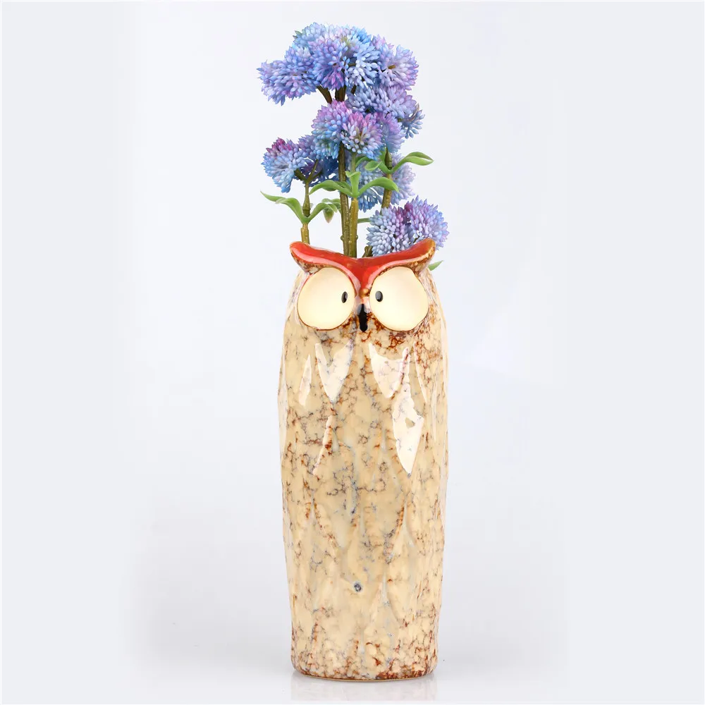 Owl Shape Long Ceramic Pottery Water Seeds Flower Pot Succulents Planter Minature crafts Microscape
Owl Shape Long Ceramic Pottery Water Seeds Flower Pot Succulents Planter Minature crafts Microscape