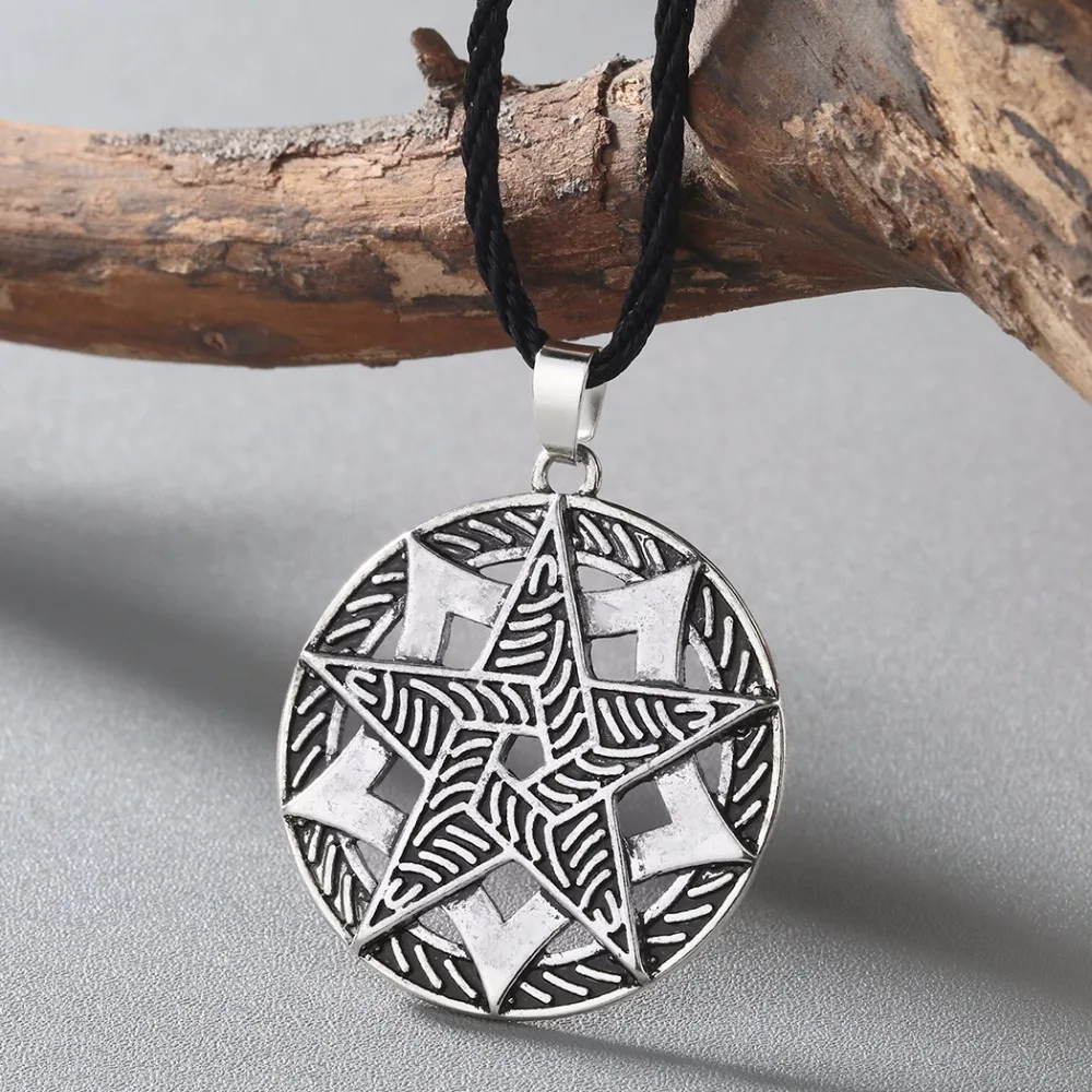 CHENGXUN Unisex Necklace Slavic Star of Magic Pendant Amulet Necklace Viking Talisman Jewelry Nordic Celtic Vintage Jewelry
CHENGXUN Unisex Necklace Slavic Star of Magic Pendant Amulet Necklace Viking Talisman Jewelry Nordic Celtic Vintage Jewelry