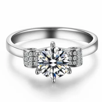 Promotion Sales Jewelry White Gold 14K 1CT Simulate Diamond Unique Engagement Ring for Lover Gift Lady 585 Propose Ring Women
Promotion Sales Jewelry White Gold 14K 1CT Simulate Diamond Unique Engagement Ring for Lover Gift Lady 585 Propose Ring Women