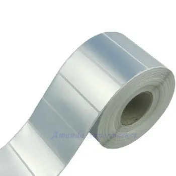 Sticker label 60*30 mm 2000pcs/Roll Thermal Transfer Silver PET Label Waterproof Tearproof Oilproof Barcode Label
Sticker label 60*30 mm 2000pcs/Roll Thermal Transfer Silver PET Label Waterproof Tearproof Oilproof Barcode Label
