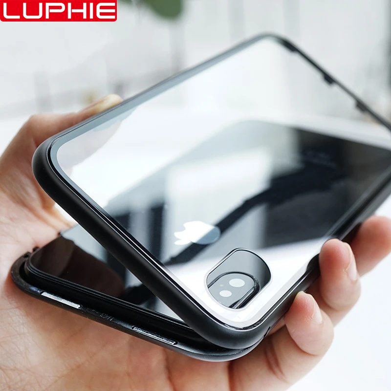 Magnetic Adsorption Flip Case for iPhone X 8 Plus 7 Plus Tempered Glass Back Cover Luxury Metal Bumpers for iPhone 7 8 Hard Case
Magnetic Adsorption Flip Case for iPhone X 8 Plus 7 Plus Tempered Glass Back Cover Luxury Metal Bumpers for iPhone 7 8 Hard Case
