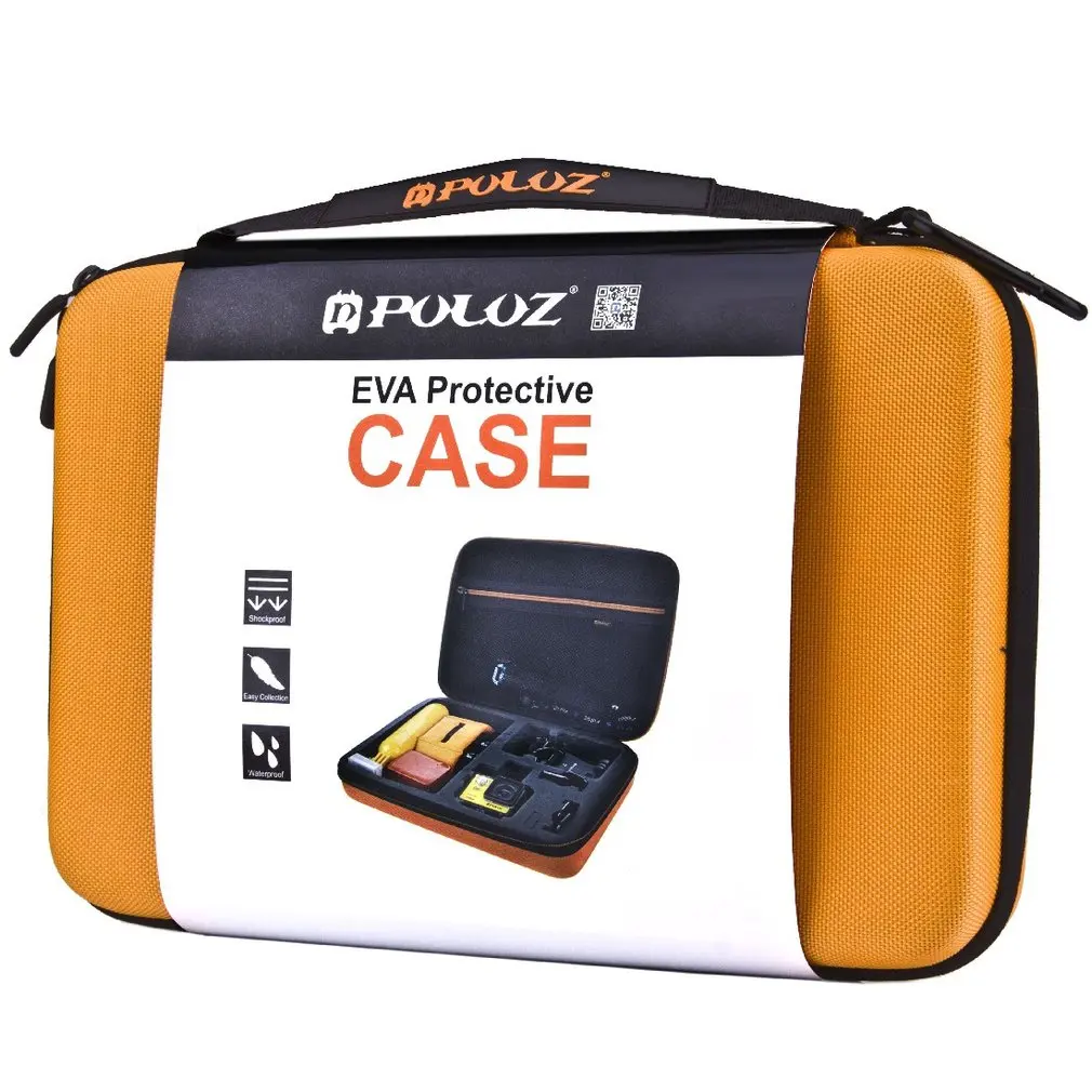 PULUZ Waterproof Carrying and Travel Case for GoPro HERO for HERO6 /5 /4 Session/4 /3+/3/2/1 Sport Cameras Accessories
PULUZ Waterproof Carrying and Travel Case for GoPro HERO for HERO6 /5 /4 Session/4 /3+/3/2/1 Sport Cameras Accessories