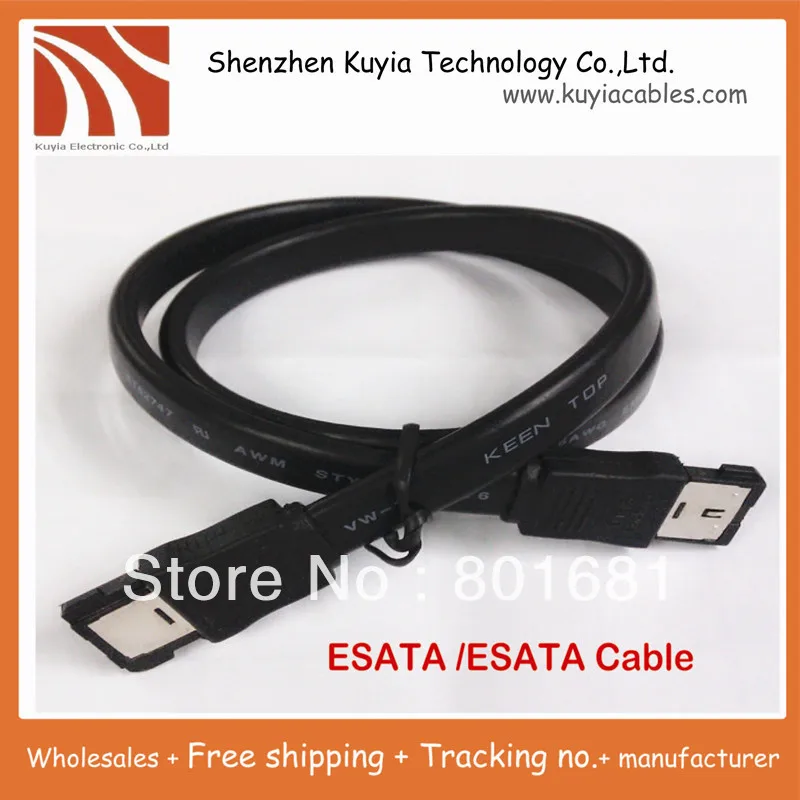 KUYiA 20pcs/lot +0.5M 7-Pin eSATA to 7-Pin eSATA ESATA Cable Male to Male Black +Free shipping +tracking number
KUYiA 20pcs/lot +0.5M 7-Pin eSATA to 7-Pin eSATA ESATA Cable Male to Male Black +Free shipping +tracking number