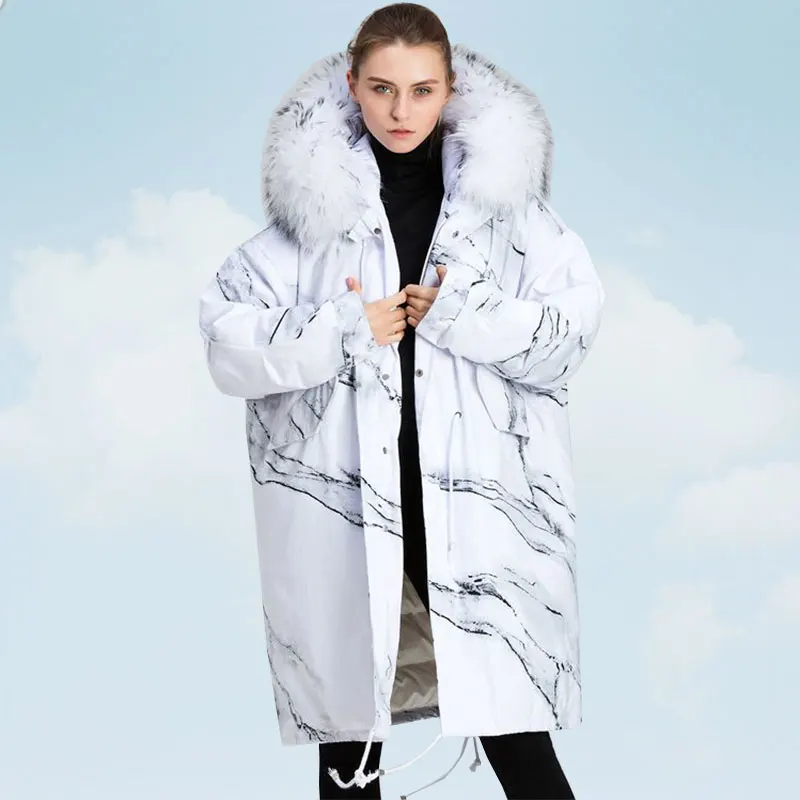 Super Big Real Raccoon Fur Collar Down Jacket Women 2019 Winter Loose Oversized Outerwear Long Overcoat Female Down Coat TY357
Super Big Real Raccoon Fur Collar Down Jacket Women 2019 Winter Loose Oversized Outerwear Long Overcoat Female Down Coat TY357
