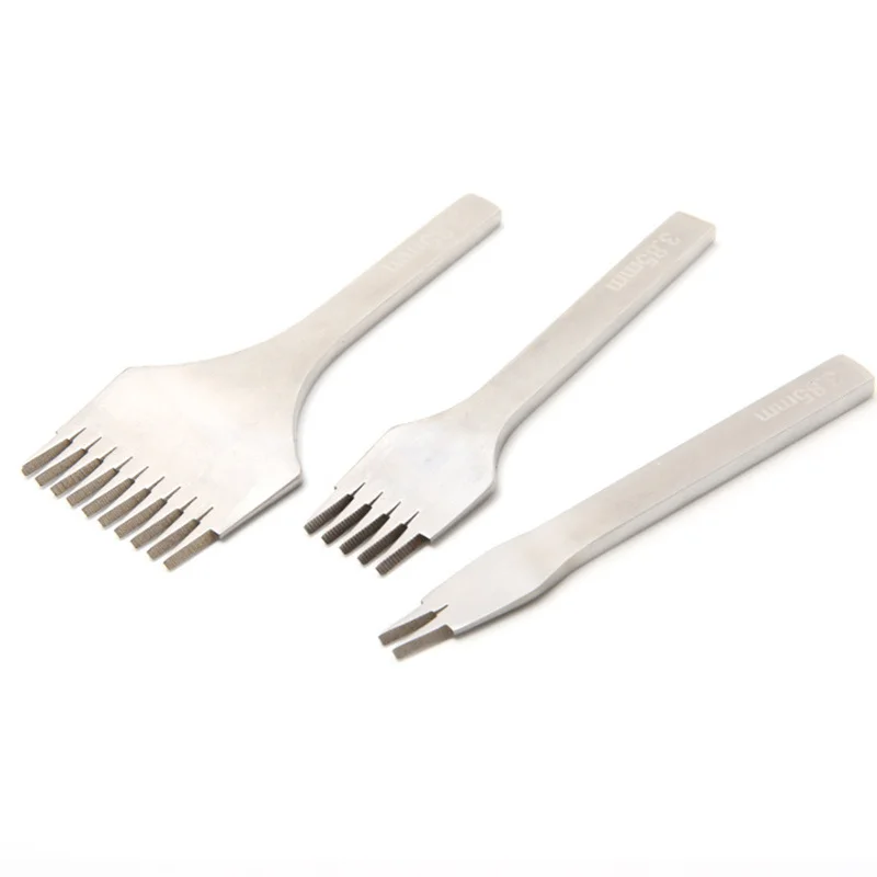DIY Tool(2.7 3.0 3.38 3.85)mm Stainless Steel Flat Chisel Leather Craft Tools Hole Punch Kit
DIY Tool(2.7 3.0 3.38 3.85)mm Stainless Steel Flat Chisel Leather Craft Tools Hole Punch Kit