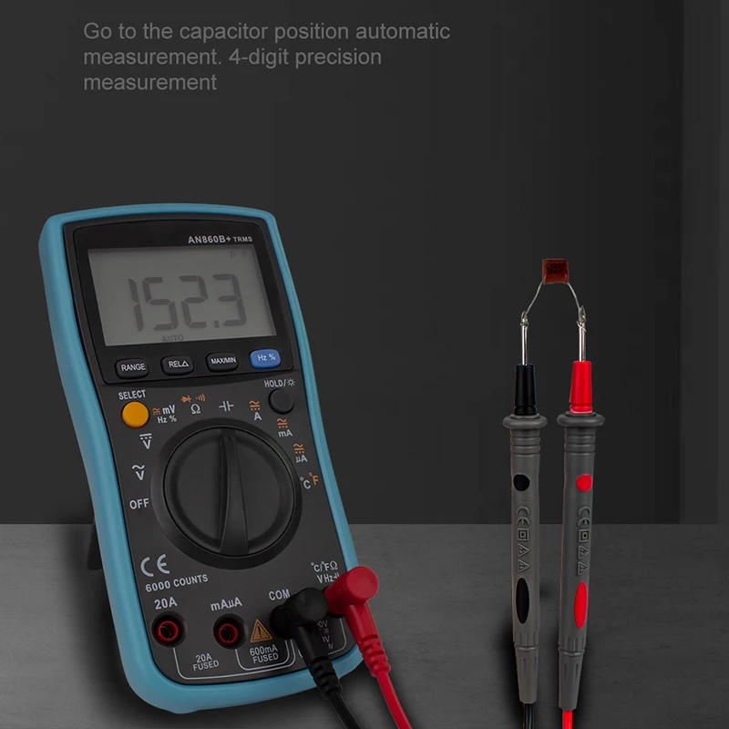 Digital Backlight Current Voltage Multimeter Autoranging Multimeter 6000 Counts Current Tester CLH@8
Digital Backlight Current Voltage Multimeter Autoranging Multimeter 6000 Counts Current Tester CLH@8
