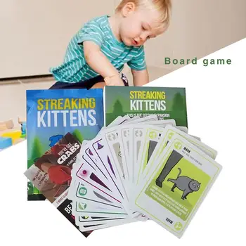 Streaking Kittens Board Game Funny Games Happy Innovative Children's Puzzle Cards Kittens Party Pack Game Streaking Kitty Board
Streaking Kittens Board Game Funny Games Happy Innovative Children's Puzzle Cards Kittens Party Pack Game Streaking Kitty Board