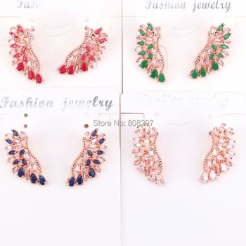 Newest Design 5Pair Beautiful Jewelry Micro Pave Cubic Zirconia Stud Earrings For Women
Newest Design 5Pair Beautiful Jewelry Micro Pave Cubic Zirconia Stud Earrings For Women