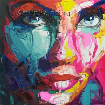 Palette knife painting portrait Palette knife Face Oil painting Impasto figure on canvas Hand painted Francoise Nielly 14-44
Palette knife painting portrait Palette knife Face Oil painting Impasto figure on canvas Hand painted Francoise Nielly 14-44